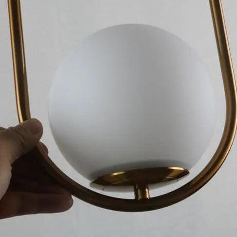 Scandinavian Pendant Lamp | 15.7 x 7.8 in | Metal & Glass | Elegant Warm Illumination | Brick by Brick