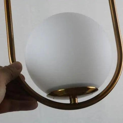Scandinavian Pendant Lamp | 15.7 x 7.8 in | Metal & Glass | Elegant Warm Illumination | Brick by Brick