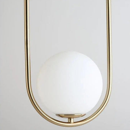 Scandinavian Pendant Lamp | 15.7 x 7.8 in | Metal & Glass | Elegant Warm Illumination | Brick by Brick