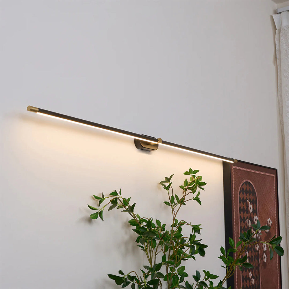Minimalist Iron LED Wall Light | Bathroom Wall Lights | 26.8 Modern Mirror Illumination | Energy-Efficient | Brick by Brick London 3