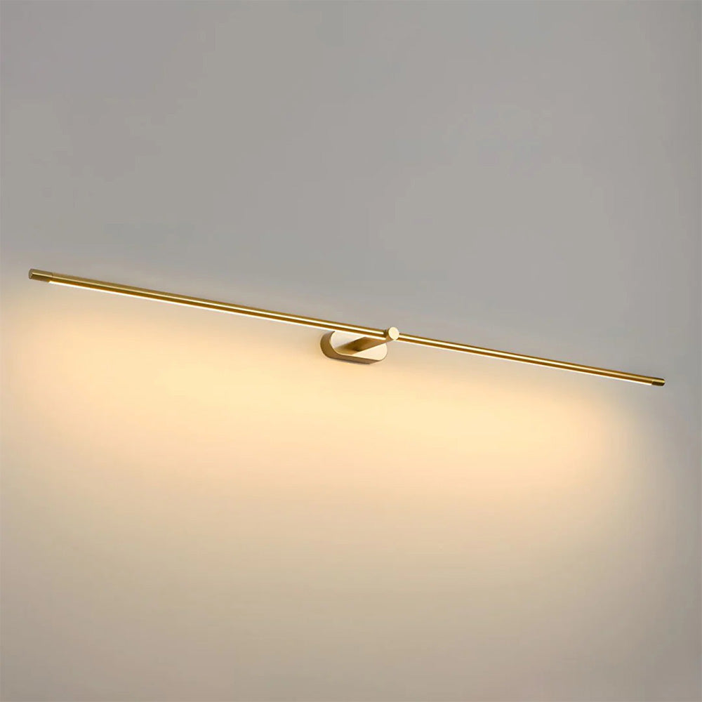 Minimalist Iron LED Wall Light | Bathroom Wall Lights | 26.8 Modern Mirror Illumination | Energy-Efficient | Brick by Brick London 6