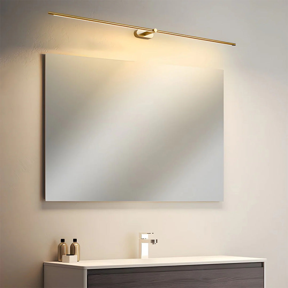 Minimalist Iron LED Wall Light | Bathroom Wall Lights | 26.8 Modern Mirror Illumination | Energy-Efficient | Brick by Brick London 7