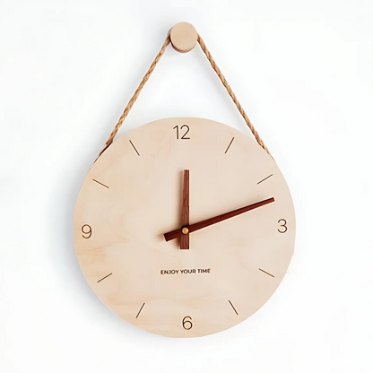 Minimalist Rope Wood Wall Clock | 12 Modern Wall Decor | Silent Movement | Natural Finish | Brick by Brick London  

Large Minimalist Wall Clock | 12 Wooden Design | Silent Movement | Modern Home Decor | Perfect for Living Spaces | Brick by Brick London 0