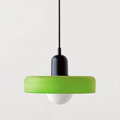 Modern Glass LED Pendant Light | H7.09"or H8.66" | Bauhaus-Inspired | Ceiling Fixture | Brick by Brick