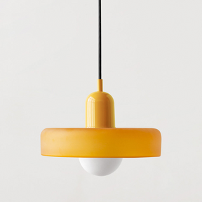 Modern Glass LED Pendant Light | H7.09"or H8.66" | Bauhaus-Inspired | Ceiling Fixture | Brick by Brick