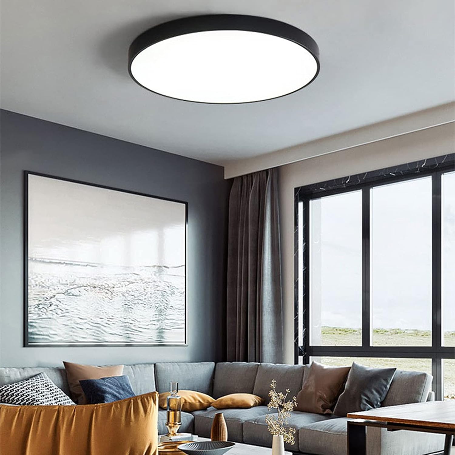 Modern Circular Flush Mount Ceiling Light | LED Fixture | Energy-Efficient Home Illumination | 12W-36W | Brick by Brick London

Sleek LED Ceiling Light Fixture | Modern Flush Mount Design | Energy-Saving | Versatile 12W-36W Options | Brick by Brick London 4