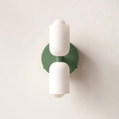 Double‑Head Wall Sconce | Unisex Metal & Acrylic Dual‑Light | Brick by Brick