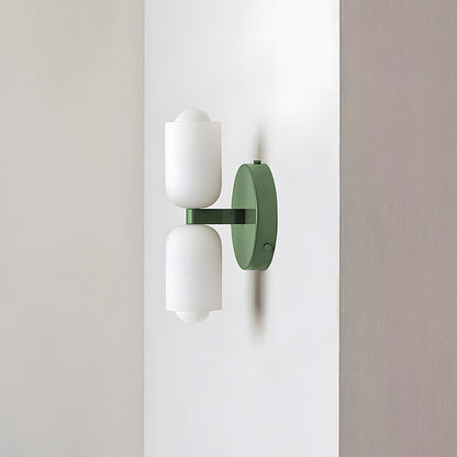 Double‑Head Wall Sconce | Unisex Metal & Acrylic Dual‑Light | Brick by Brick