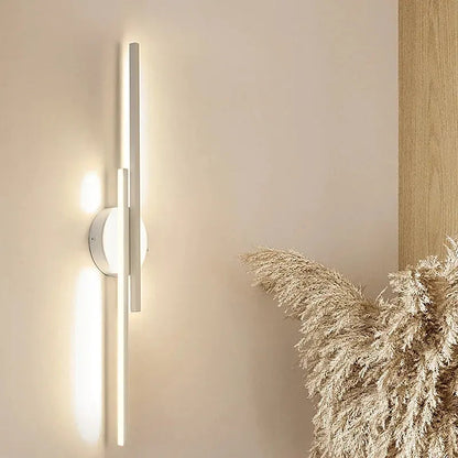 Modern Iron LED Wall Sconces | Black & Gold Wall Light | Bedroom & Living Room Decor | 21.65/27.95 | Brick by Brick London 10