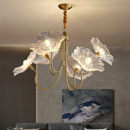 Modern Lotus Leaf Glass Chandelier | Elegant Dining Room Light | 21.65 Adjustable Murano Glass | Brick by Brick London

Chandelier Light | Modern Lotus Leaf Design | 21.65 Adjustable Glass Fixture | Ideal for Dining Room | Brick by Brick London 6