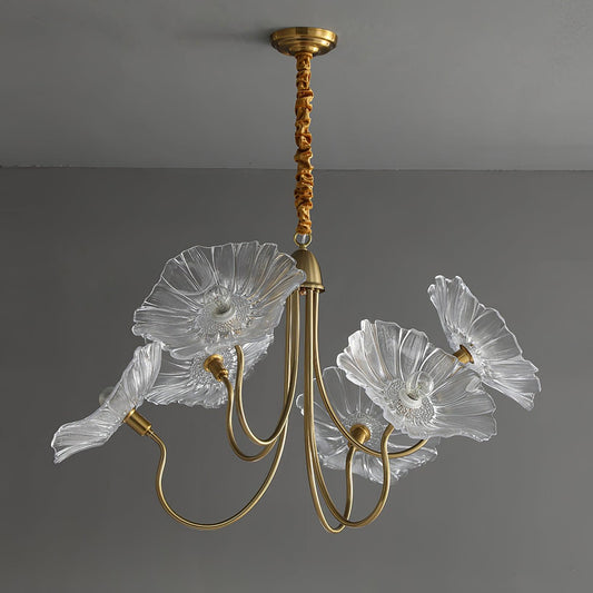 Modern Lotus Leaf Glass Chandelier | Elegant Dining Room Light | 21.65 Adjustable Murano Glass | Brick by Brick London

Chandelier Light | Modern Lotus Leaf Design | 21.65 Adjustable Glass Fixture | Ideal for Dining Room | Brick by Brick London 1