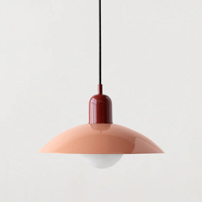Colorful Dome Pendant Light | Dia 11.8 in | Modern LED G9 | Adjustable Cord | Brick by Brick
