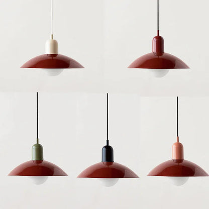 Colorful Dome Pendant Light | Dia 11.8 in | Modern LED G9 | Adjustable Cord | Brick by Brick