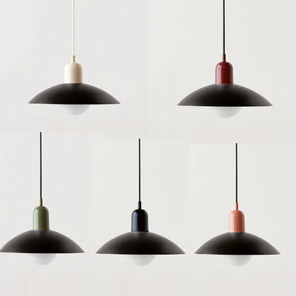 Colorful Dome Pendant Light | Dia 11.8 in | Modern LED G9 | Adjustable Cord | Brick by Brick