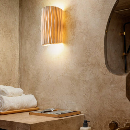 Morandi Retro LED Wall Lamp | 10.2 x 5.9 x 4.7 | Resin Indoor Lighting | Warm Light | Brick by Brick