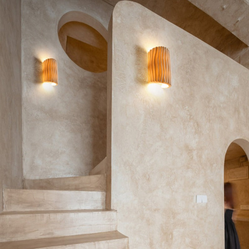 Morandi Retro LED Wall Lamp | 10.2 x 5.9 x 4.7 | Resin Indoor Lighting | Warm Light | Brick by Brick