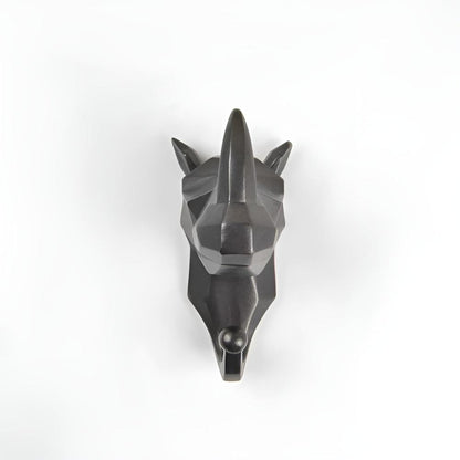 Resin Animal Wall Hook | Deer/Elephant/Unicorn | Onyx/Gold/Ivory | Durable & Decorative | Brick by Brick