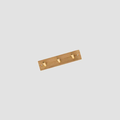 Bamboo Wall Coat Rack | Hooks for Coats and Keys | Eco-Friendly Entryway Organizer | Brick by Brick