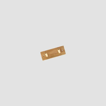 Bamboo Wall Coat Rack | Hooks for Coats and Keys | Eco-Friendly Entryway Organizer | Brick by Brick