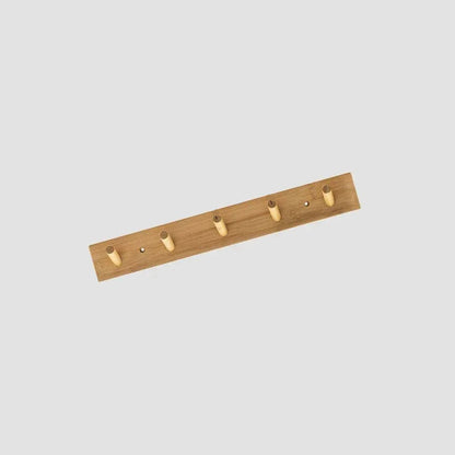 Bamboo Wall Coat Rack | Hooks for Coats and Keys | Eco-Friendly Entryway Organizer | Brick by Brick