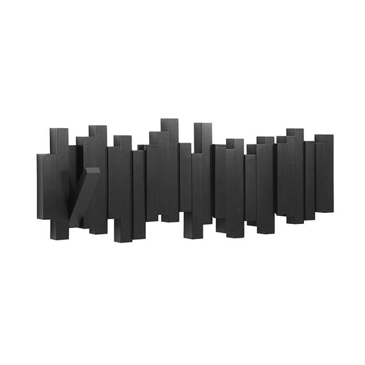 Elegant Piano-Style Coat Rack | Wall-Mounted | Artistic & Functional Entryway Accent | Brick by Brick
