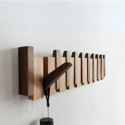 Piano-Inspired Coat Rack | Wall-Mounted Entryway Organizer | Stylish & Durable | Brick by Brick
