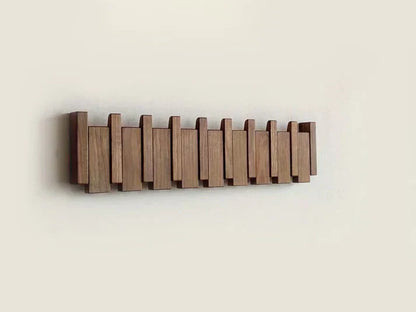 Piano-Inspired Coat Rack | Wall-Mounted Entryway Organizer | Stylish & Durable | Brick by Brick