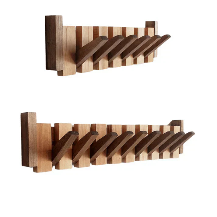 Piano-Inspired Coat Rack | Wall-Mounted Entryway Organizer | Stylish & Durable | Brick by Brick