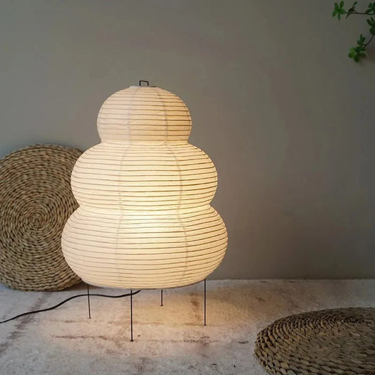 Hikari Washi Floor Lamp | 23.6″ | Rice Paper | Ambient Glow | Brick by Brick