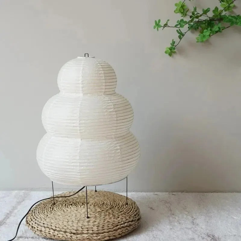 Hikari Washi Floor Lamp | 23.6″ | Rice Paper | Ambient Glow | Brick by Brick