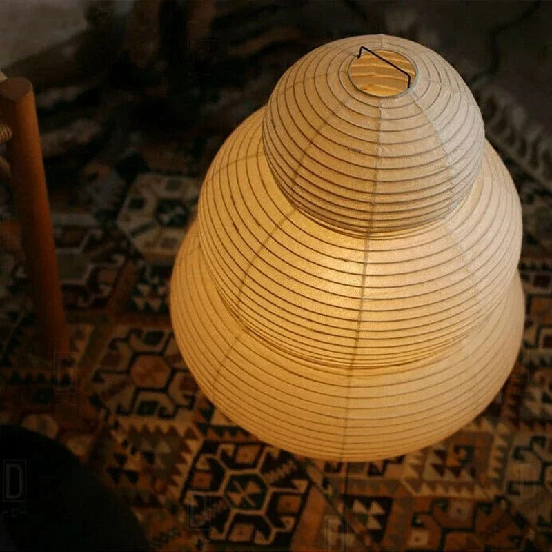 Hikari Washi Floor Lamp | 23.6″ | Rice Paper | Ambient Glow | Brick by Brick