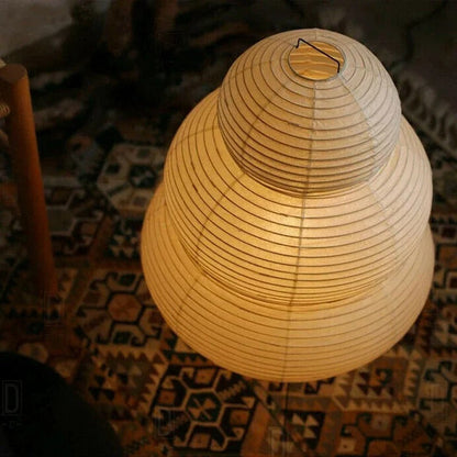 Hikari Washi Floor Lamp | 23.6″ | Rice Paper | Ambient Glow | Brick by Brick