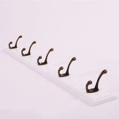 Wall-Mounted Coat Rack | Solid Wood Entryway Organizer | Rustic Space-Saving Hooks | Brick by Brick