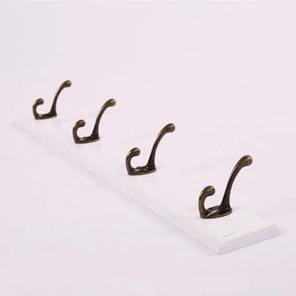 Wall-Mounted Coat Rack | Solid Wood Entryway Organizer | Rustic Space-Saving Hooks | Brick by Brick