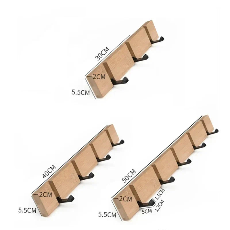 Modern Wooden Coat Rack | Wall-Mounted Storage Solution | Durable & Chic | Brick by Brick