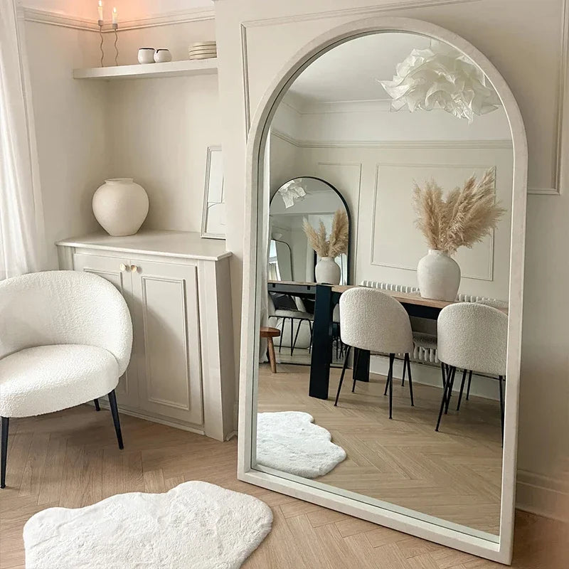 Natsuki Arched Mirror | Elegant Home Decor | 24 x 36 Wooden Frame | Versatile Accent Piece | Brick by Brick London 5