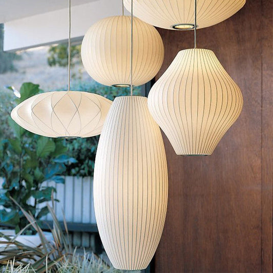 Scandinavian Pendant Light | Minimalist White Saucer Shade | Cozy Indoor Lighting | Brick by Brick
