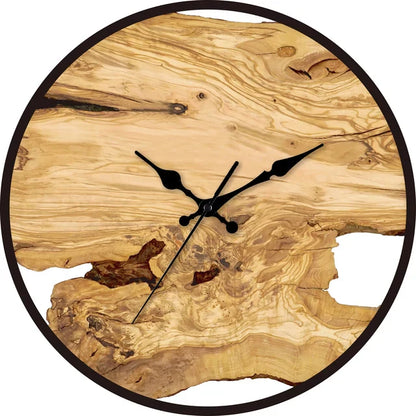 WoodenWall Clock | 11.8 | Silent Acrylic Modern Design | Minimalist Home Décor | Brick by Brick