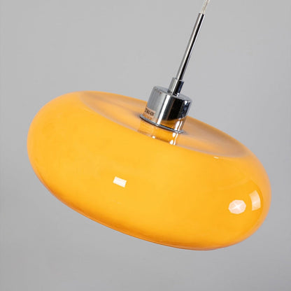 Nordic Art Glass Hanging Light | 3.94 x 11.02 in | Soft Glow Pendant | Elegant Home Lighting | Brick by Brick