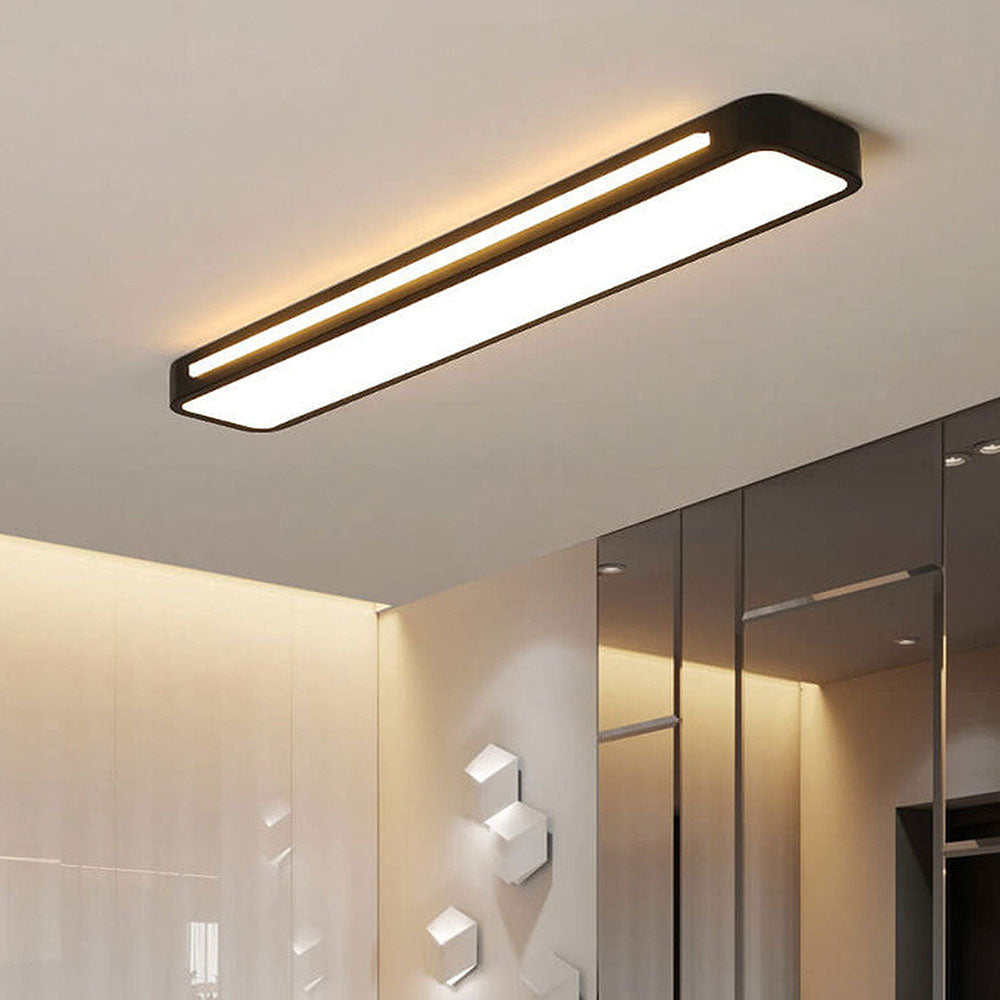 Modern Nordic LED Ceiling Light | 18.89–30.70 in | Minimalist Long Acrylic Fixture | Brick by Brick