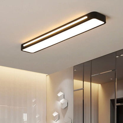 Modern Nordic LED Ceiling Light | 18.89–30.70 in | Minimalist Long Acrylic Fixture | Brick by Brick
