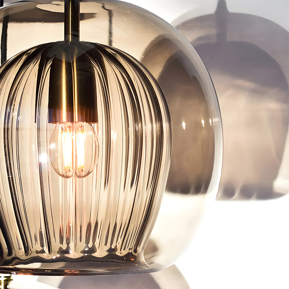 Nordic Pendant Light | Small-Large | Spherical Glass Shade | Modern Ceiling Fixture | Brick by Brick