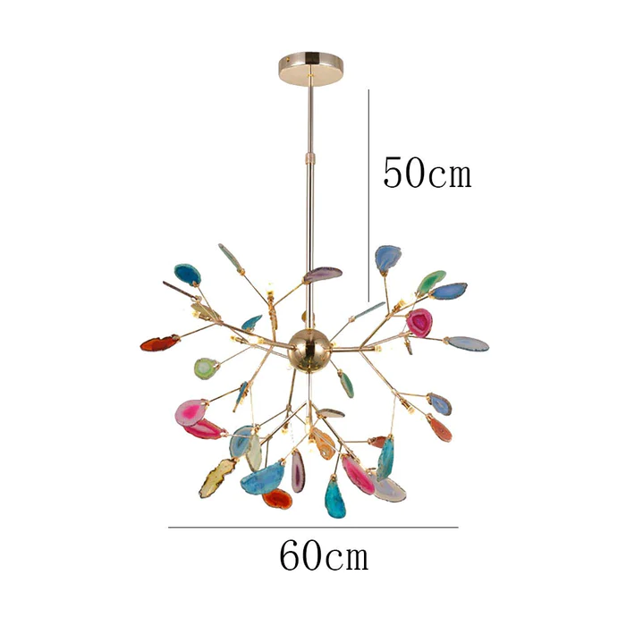 Nordic Agate Stone Chandelier | Modern Chandelier Light | Unique Home Decor | Metal | 30-60CM | Brick by Brick London  

Modern Agate Stone Chandelier | Elegant Lighting for Dining & Living Spaces | Metal | 30-60CM | Brick by Brick London 2