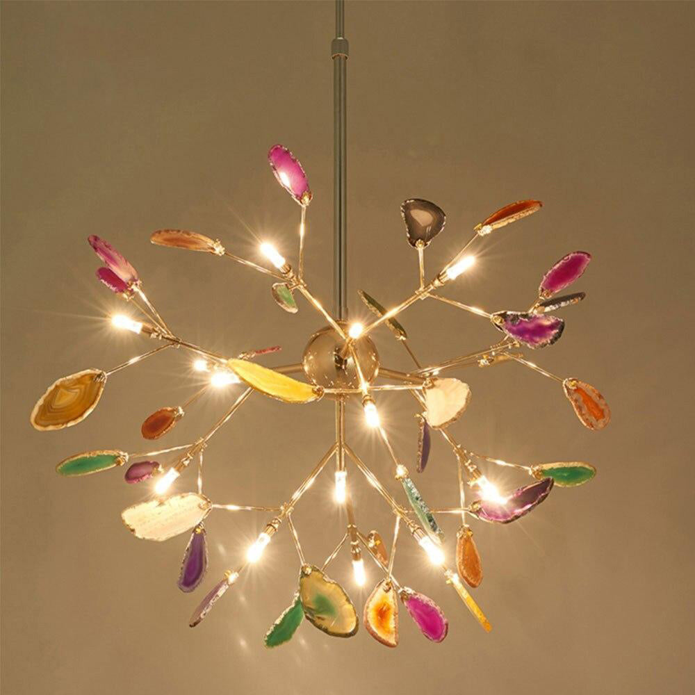 Nordic Agate Stone Chandelier | Modern Chandelier Light | Unique Home Decor | Metal | 30-60CM | Brick by Brick London  

Modern Agate Stone Chandelier | Elegant Lighting for Dining & Living Spaces | Metal | 30-60CM | Brick by Brick London 5