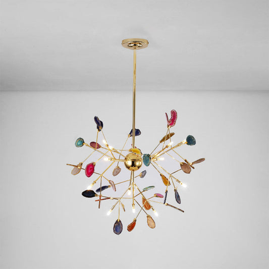 Nordic Agate Stone Chandelier | Modern Chandelier Light | Unique Home Decor | Metal | 30-60CM | Brick by Brick London  

Modern Agate Stone Chandelier | Elegant Lighting for Dining & Living Spaces | Metal | 30-60CM | Brick by Brick London 1