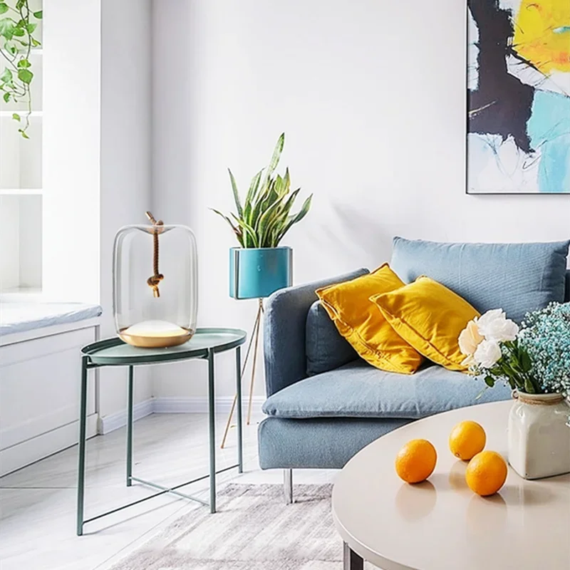 Nordic Knot Table Lamp | Modern Glass Drum | 10.2 Bedside & Living Room Lighting | Soft Ambient | Brick by Brick London 4