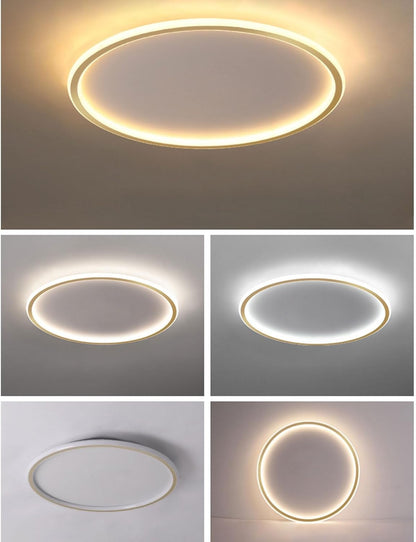 Modern Minimalist Disc Ceiling Light | Soft LED Glow | Contemporary Lighting | Elegant Interior Upgrade | Brick by Brick