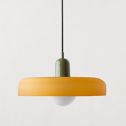 Modern Glass LED Pendant Light | H7.09"or H8.66" | Bauhaus-Inspired | Ceiling Fixture | Brick by Brick