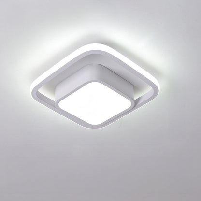 Double Ring LED Ceiling Lamp | 10.6in Diameter | Sleek Minimalist Design | Modern Home Accent | Brick by Brick