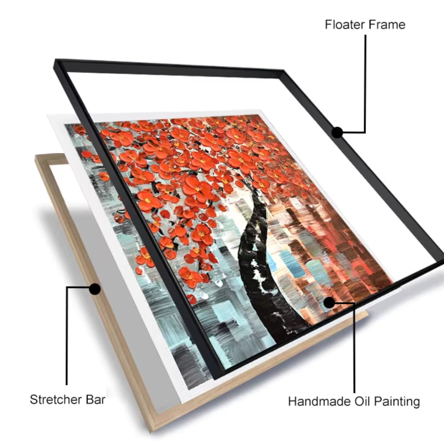 Ocean Riders Wall Art | 23 - 63 in | Textured Plaster Seascape Art | Coastal Wall Decor | Brick by Brick